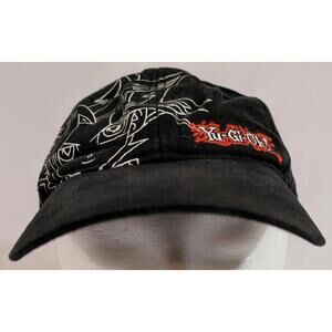 Yu-Gi-Oh! Anime Yami Yugi Graphic Baseball Cap Hat Black Adjustable OSFM